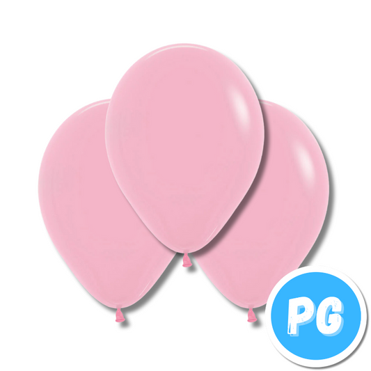 Paquete De Bomba Plastica R12 30cm X10 Unds Rosada