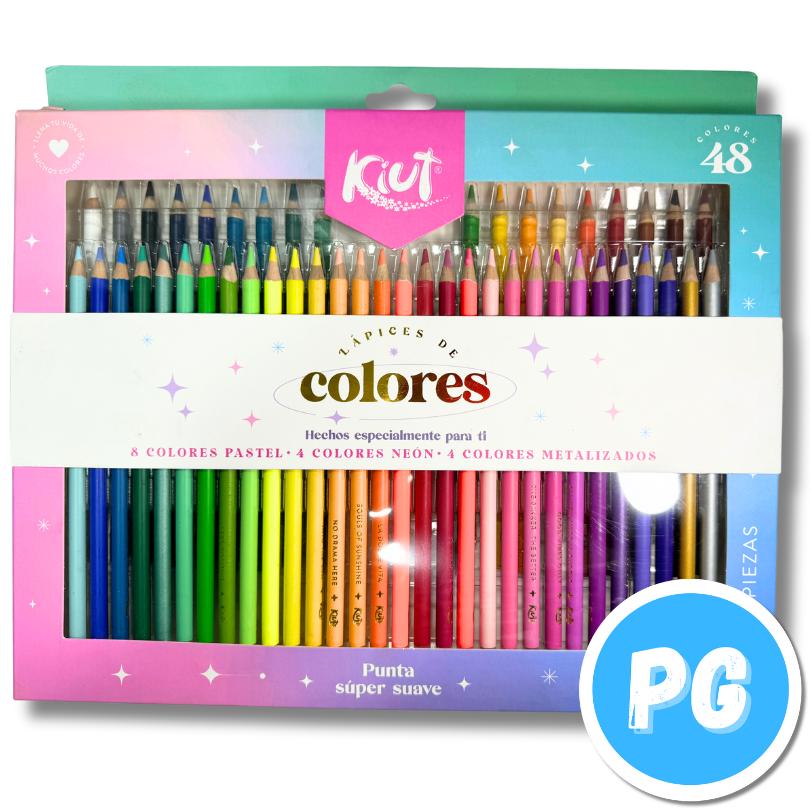 Caja Color Kiut X48 Unds Unipunta