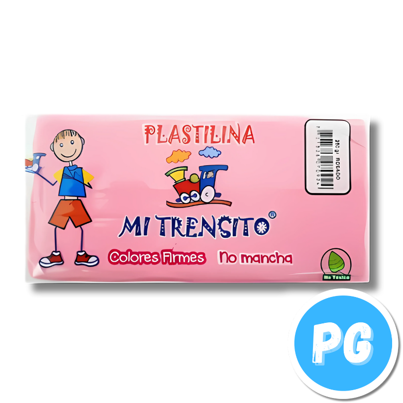 Paquete Plastilina Mi Trensito x250 Gramos Rosado