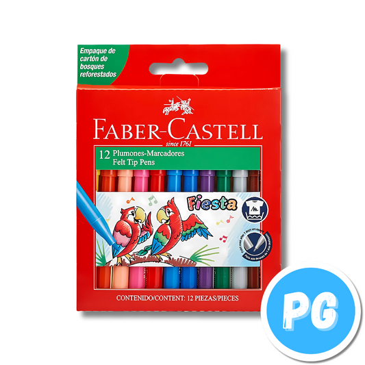 Plumon Faber Castell X12 Unds