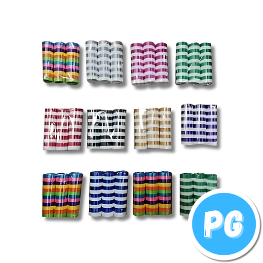Paquete Serpentinas X3 Tacos (2 Colores En Total).