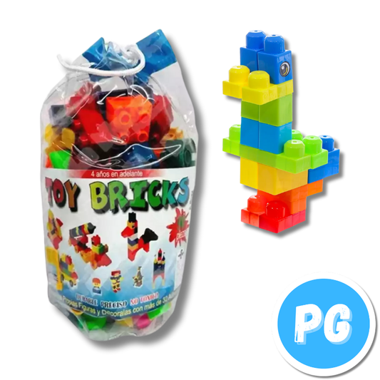 Paquete Arma Todo Plastico X110 Piezas Grandes Lego