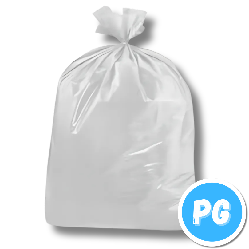Paquete Bolsa Plastica Papelera X50 Unds 40x60 Centimetros Blanca