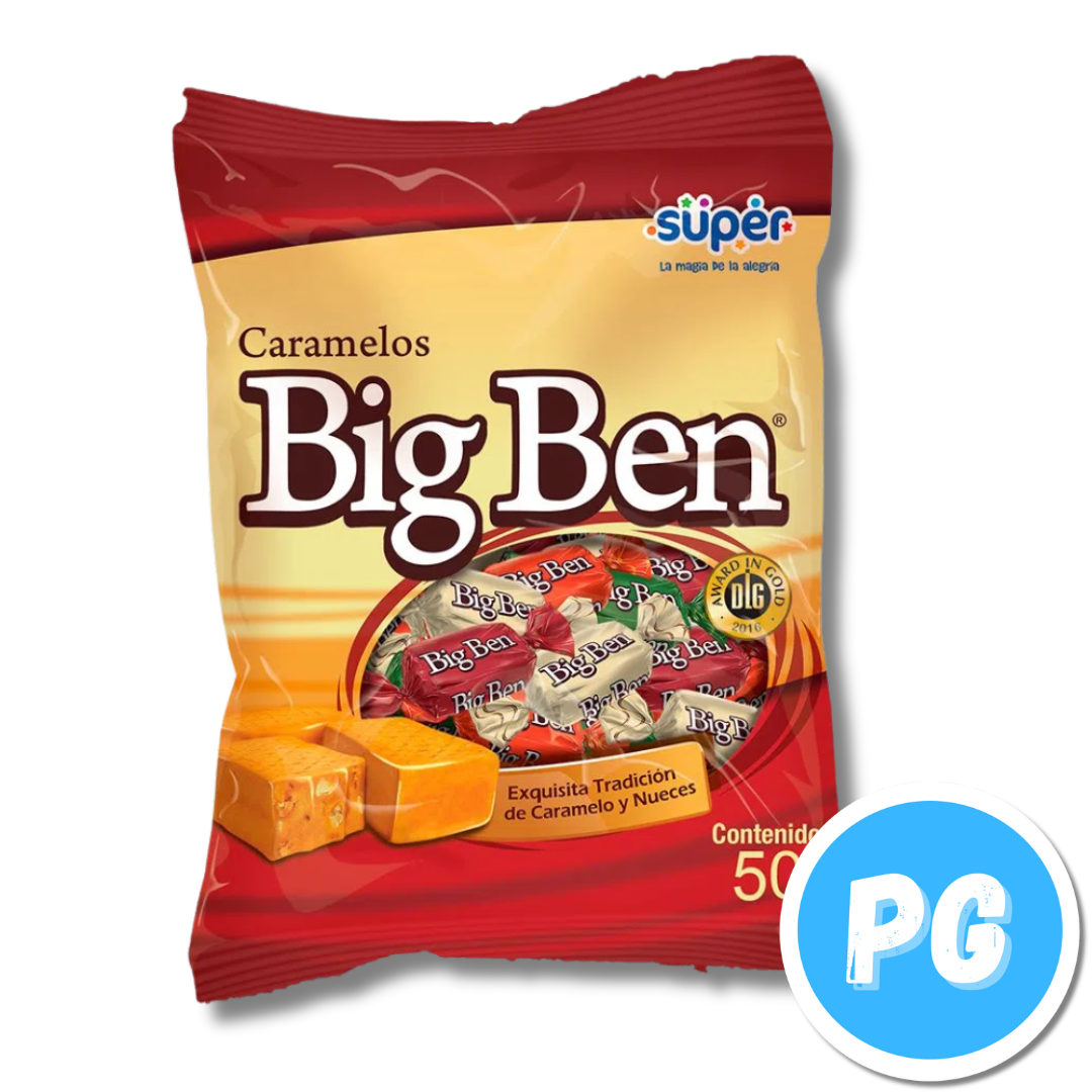 Paquete Caramelos Big Ben X50 Unds Surtido