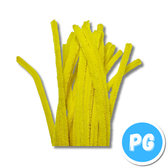 Paquete Chelines - Limpia Pipas X100 Unds Amarillo