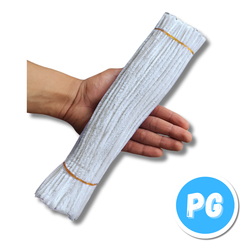 Paquete Chelines - Limpia Pipas X100 Unds Blanco