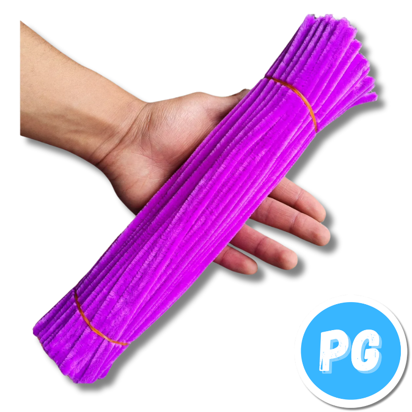 Paquete Chelines - Limpia Pipas X100 Unds Morado