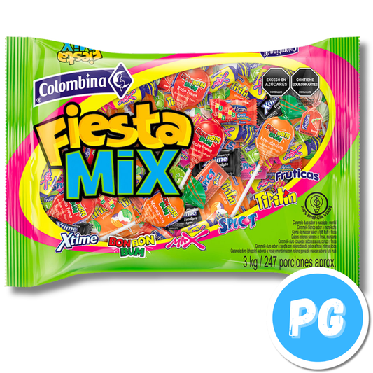 Paquete Dulces Colombina Fiesta Mix x3 Kilos Surtido