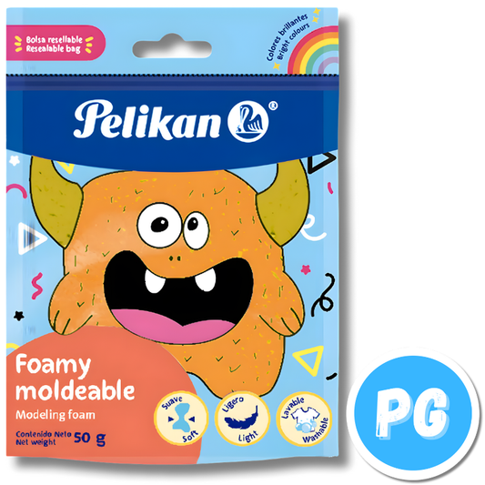 Paquete Fomi Moldeable Pelikan X50 Gramos Naranja