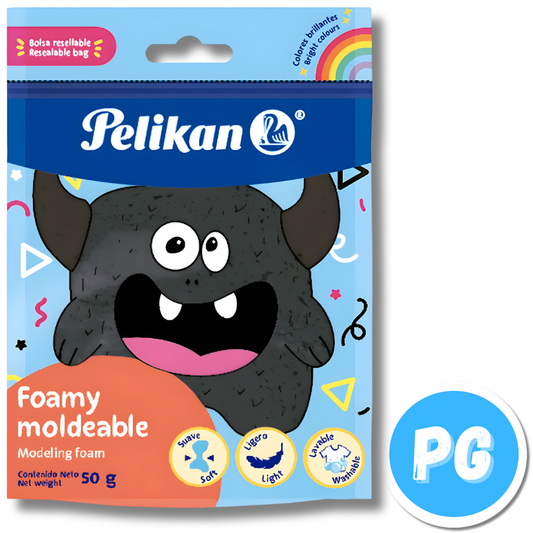 Paquete Fomi Moldeable Pelikan X50 Gramos Negro