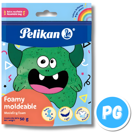 Paquete Fomi Moldeable Pelikan X50 Gramos Verde