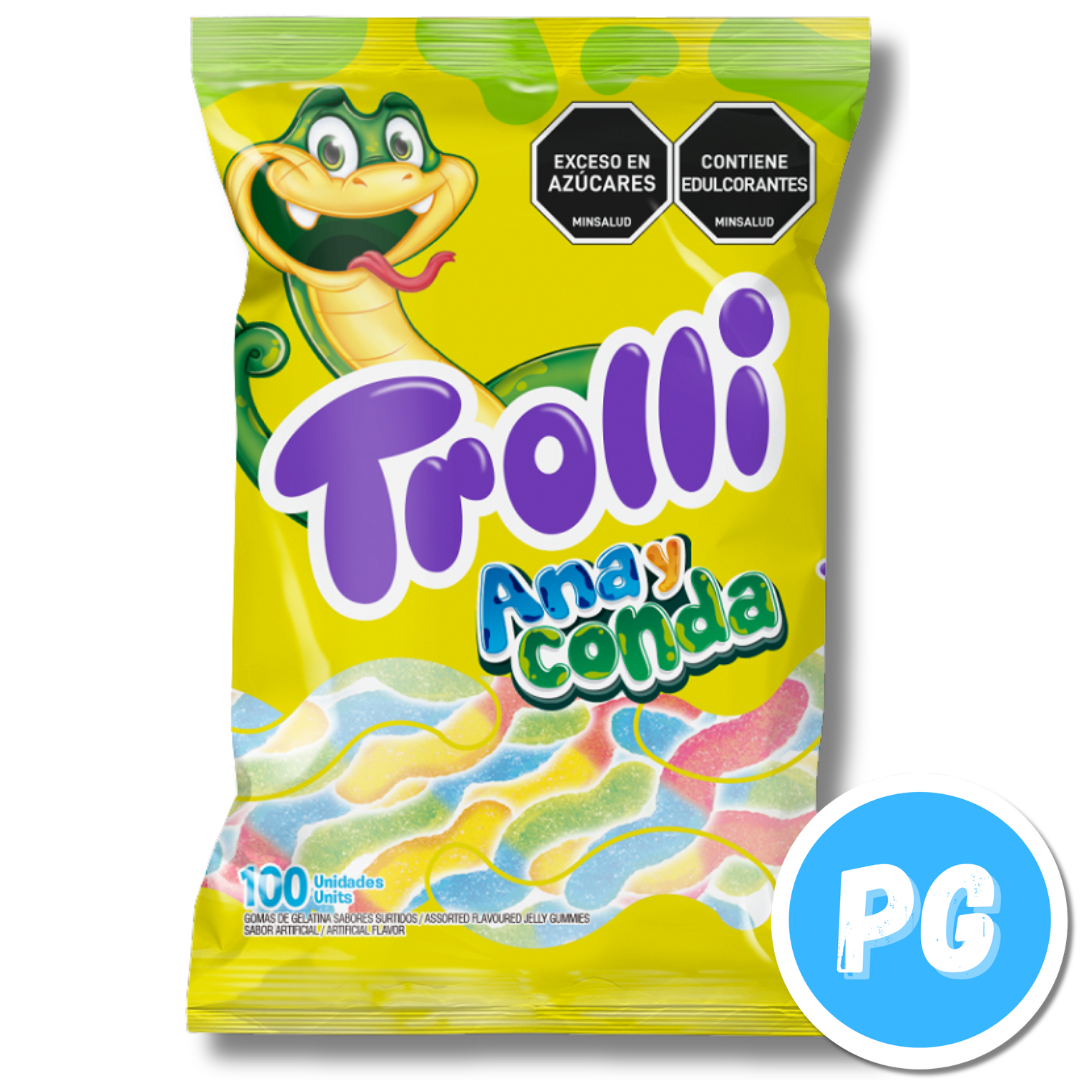 Paquete Gomitas Trolli Anaconda x100 Unds