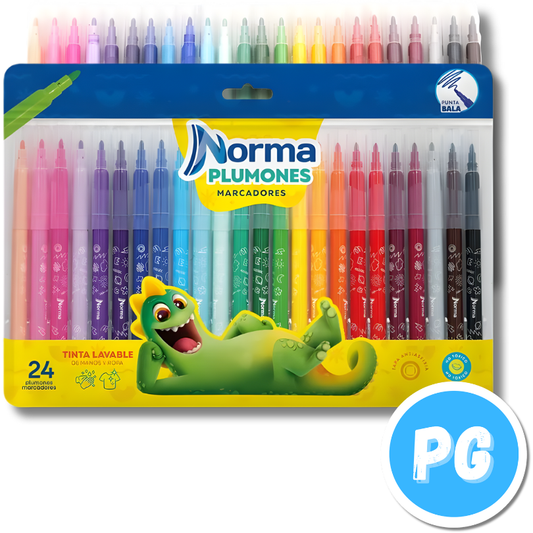 Paquete Plumon Norma x24 Unds Lavables