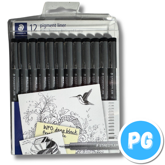 Paquete Rapidografo Staedtler x12 Unds Surtido