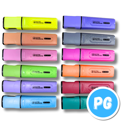 Paquete Resaltador Offiesco 535 X12 Unds Surtido Escarchado