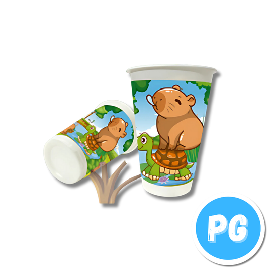Paquete Vaso Plastico X12 Unds Capibara