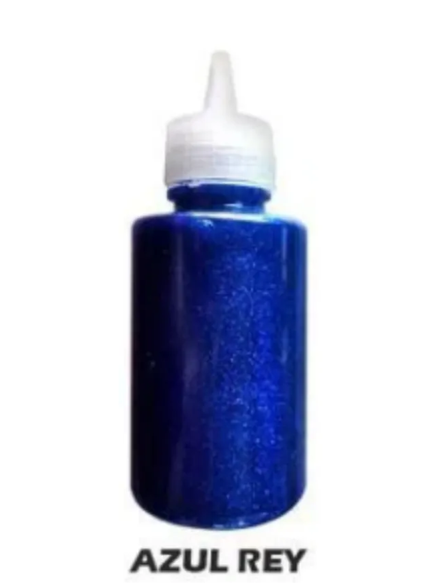 Pegante Escarchado Gigo 60ml Azul Rey