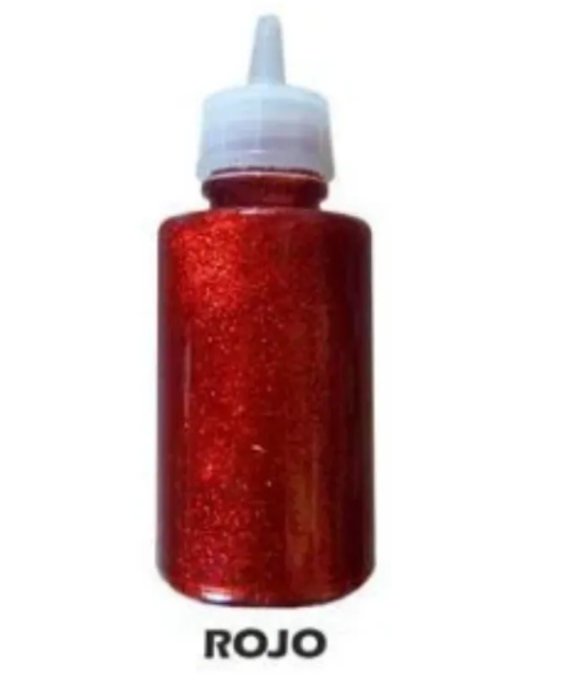 Pegante Escarchado Gigo 60ml Rojo