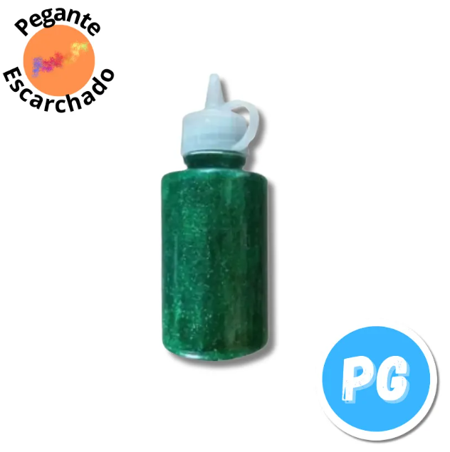 Pegante Escarchado Gigo 60ml Verde