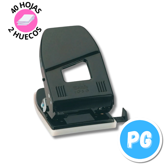 Perforadora Rank 2 Huecos Ref 1050 40 Hojas Semi Industrial