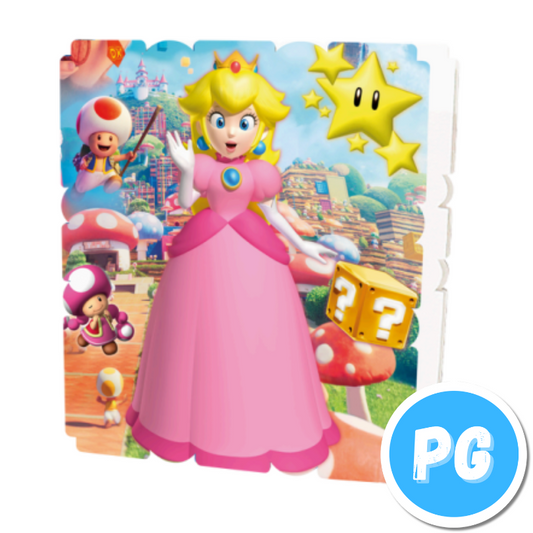 Piñata Icopor Cuadrada Princesa Peach De Mario