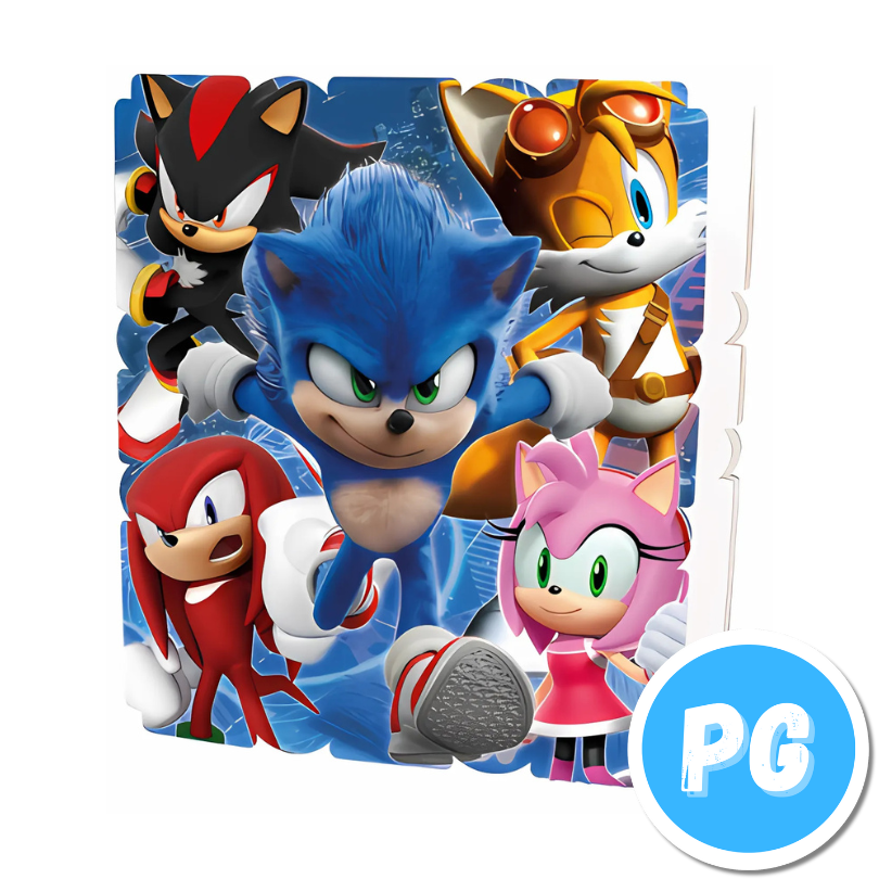 Piñata Icopor Cuadrada Sonic