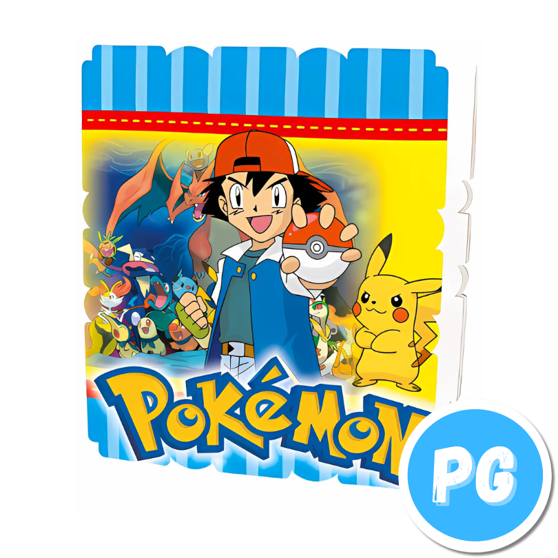 Piñata Icopor Cuadrada Pokemon