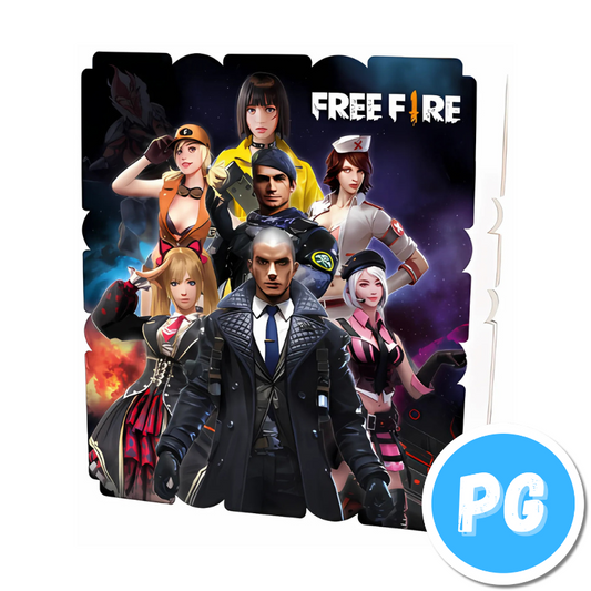 Piñata Icopor Cuadrada Free Fire