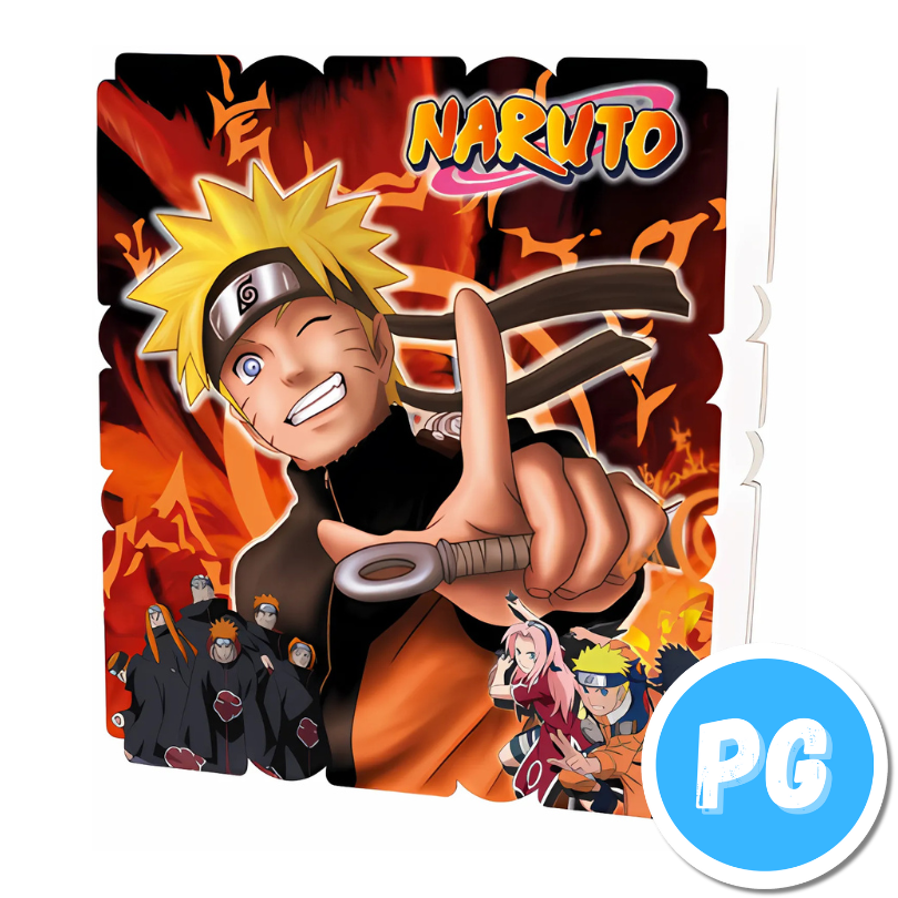 Piñata Icopor Cuadrada Naruto