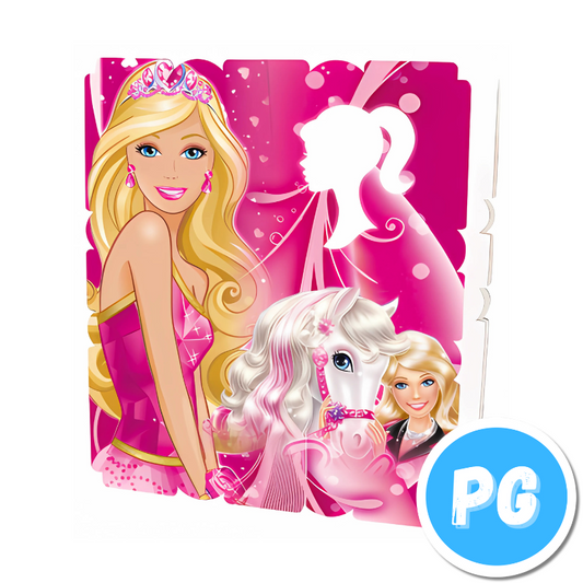 Piñata Icopor Cuadrada Barbie