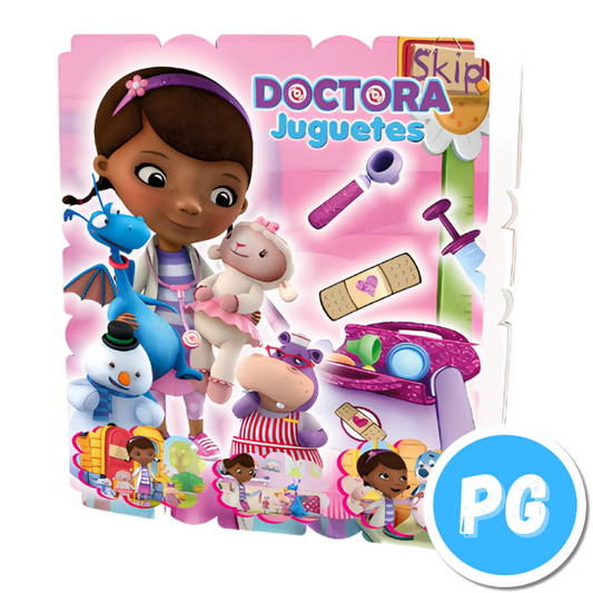 Piñata Icopor Cuadrada Doctora Juguetes