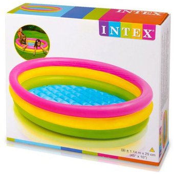 Piscina Niños Inflable Colores 114*25cm