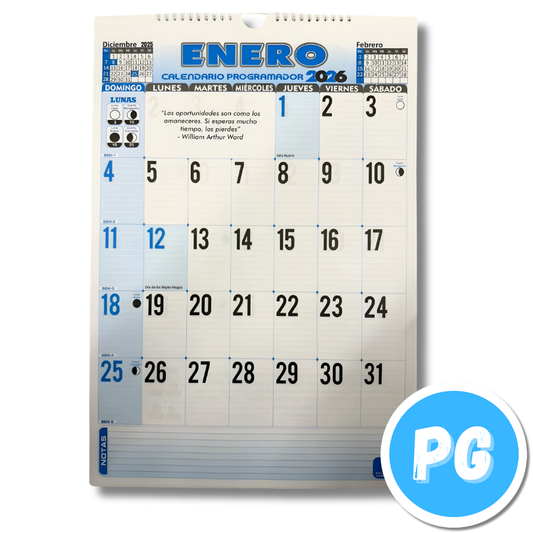 Programador Colgar Vertical 2026 51x35 Centimetros