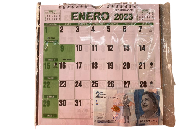 Programador (calendario) Grande Mesa Parado 2025