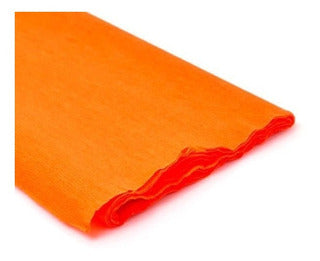 Pliego De Papel Crepe 70x100 Cm Naranja Unidad