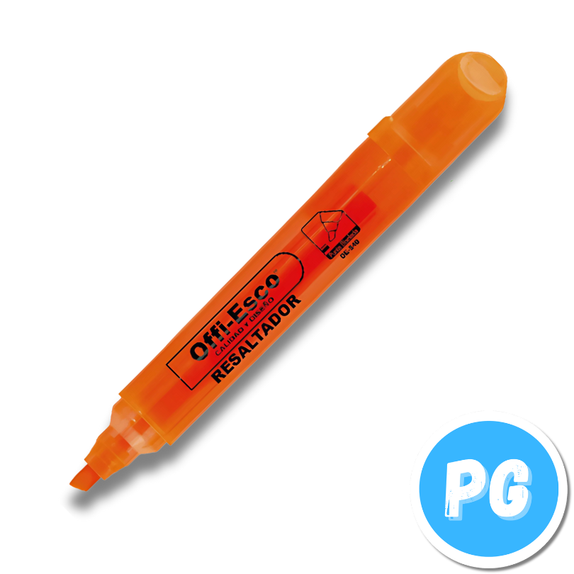 Caja Resaltador Offi Esco 540 x12 Unds Surtido Tonos Neon