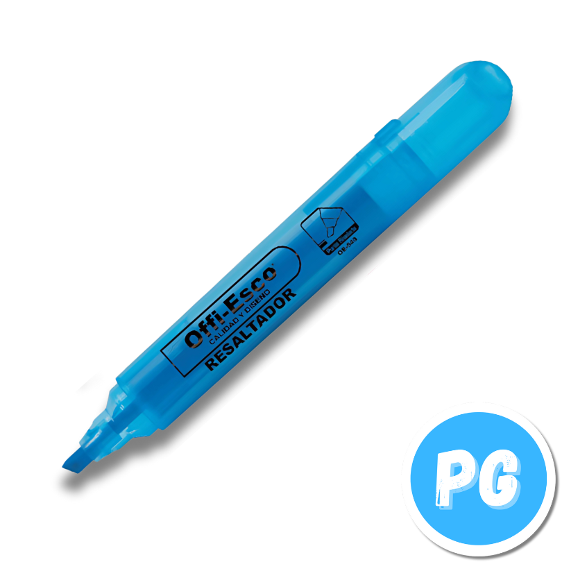 Caja Resaltador Offi Esco 540 x12 Unds Surtido Tonos Neon