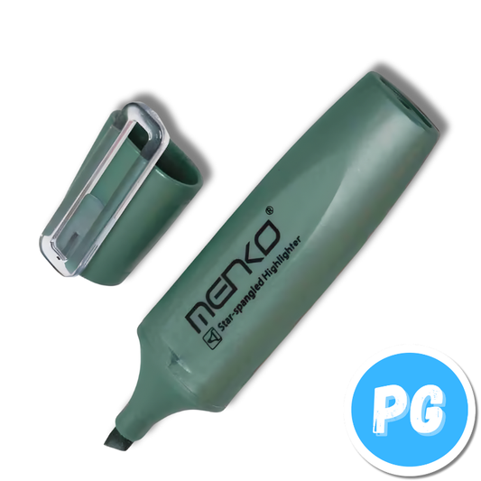 Resaltador Menko Metalizado Verde