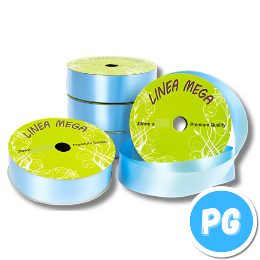 Rollo Cinta Papel 3 Centímetros X90 Metros Largo Azul Claro