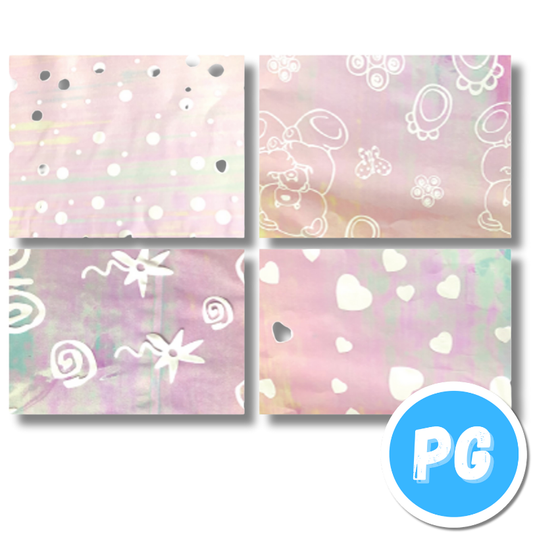 Rollo Papel Tornasol Estampado X10 Medios De Pliego - Se Envia Un Motivo Aleatorio