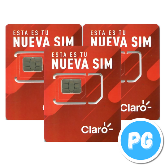 Sim Card Claro Prepago. Viene Recortada En Todos Los Tamaños. Algunas Sim Vienen Con Fecha De Vencimiento, Si No La Activan Antes De Dicha Fecha, Ya No Funcionaran.