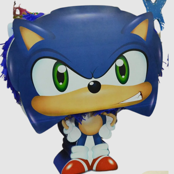 Piñata Cabezon Sonic