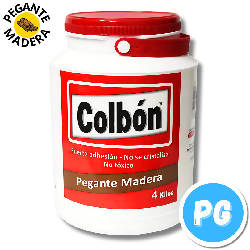 Tarro De Pegante Marca Colbon Para Madera X4 Kilos (galon)