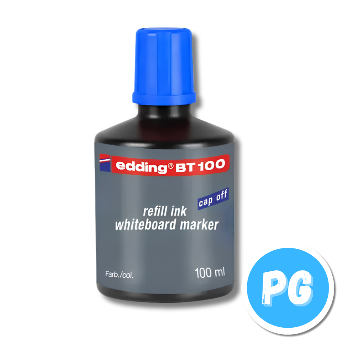 Tarro Tinta para Marcador Edding 100ml Azul Rey