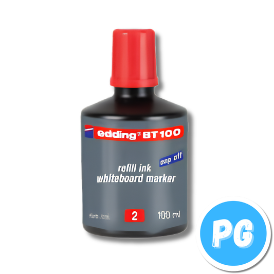 Tarro Tinta para Marcador Edding 100ml Roja