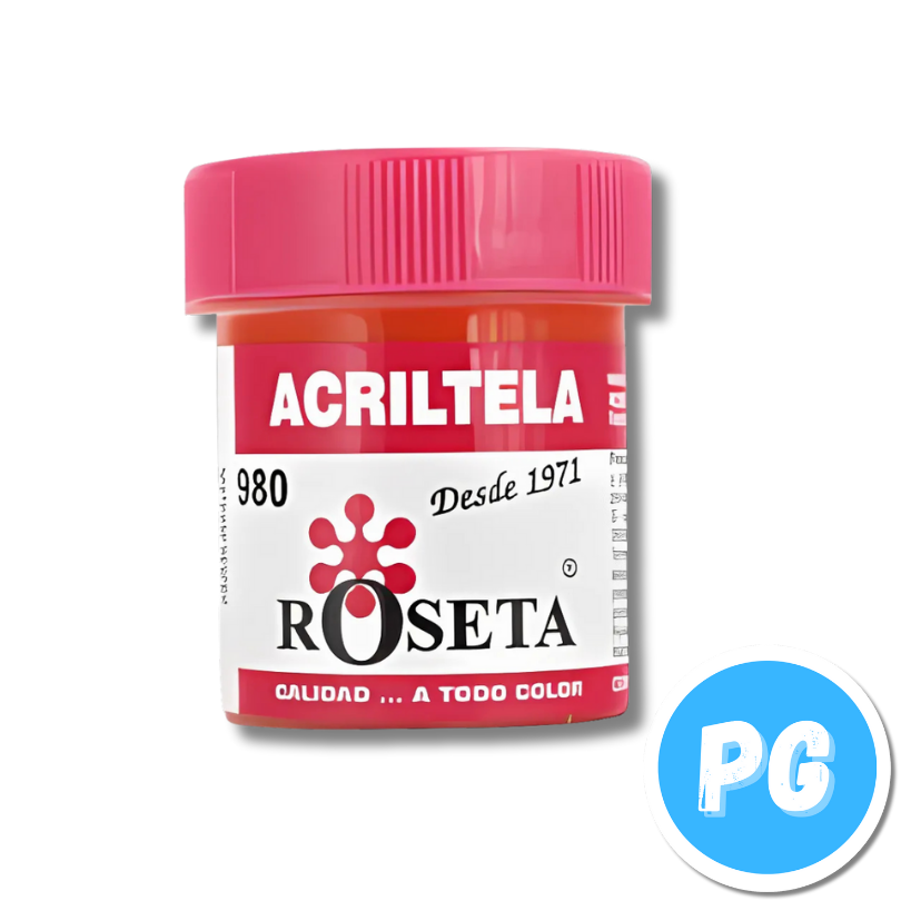 Tarro Acritela Roseta 30cc Naranja 980