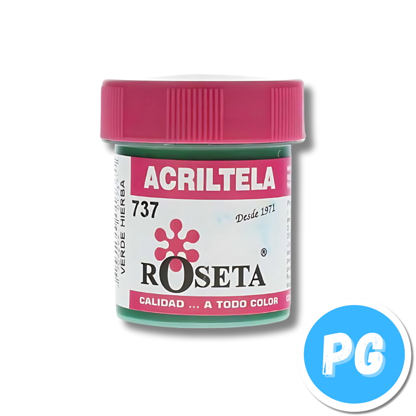 Tarro Acritela Roseta 30cc Verde Hierba 737