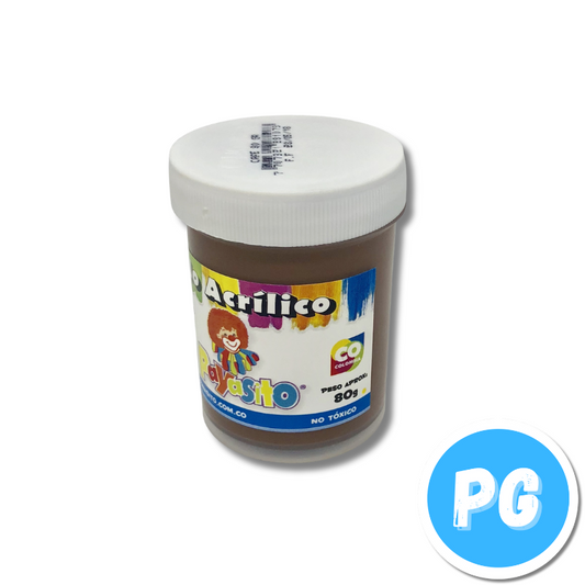 Vinilo Payasito Escolar 80 Gramos Cafe