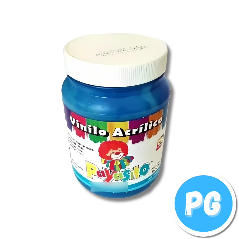 Tarro Vinilo Payasito x4000 Gramos (Galon) Azul