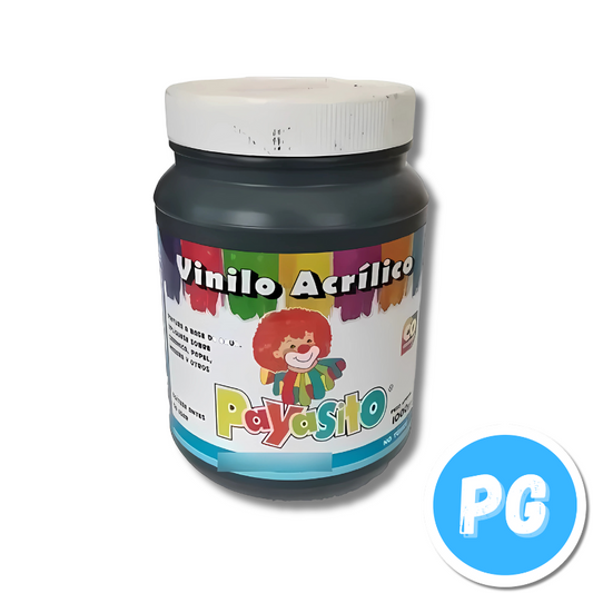 Tarro Vinilo Payasito x4000 Gramos (Galon) Negro
